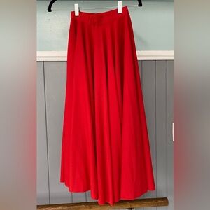 Basic Moves Liturgical Dance Long Red Skirt Costume